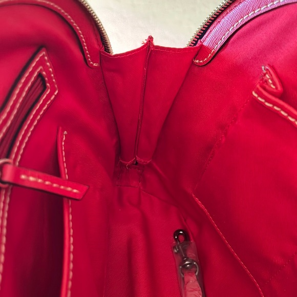 🆕Dooney & Bourke Zip Zip Satchel Bag In Graffiti Navy Blue - Picture 9 of 12